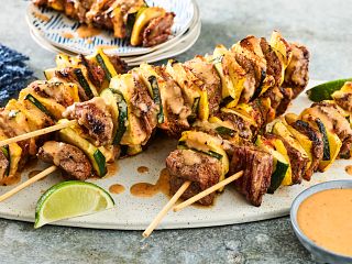 Peruvian Steak Skewers